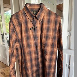 F/X Fusion Multi Brown Plaid Shirt